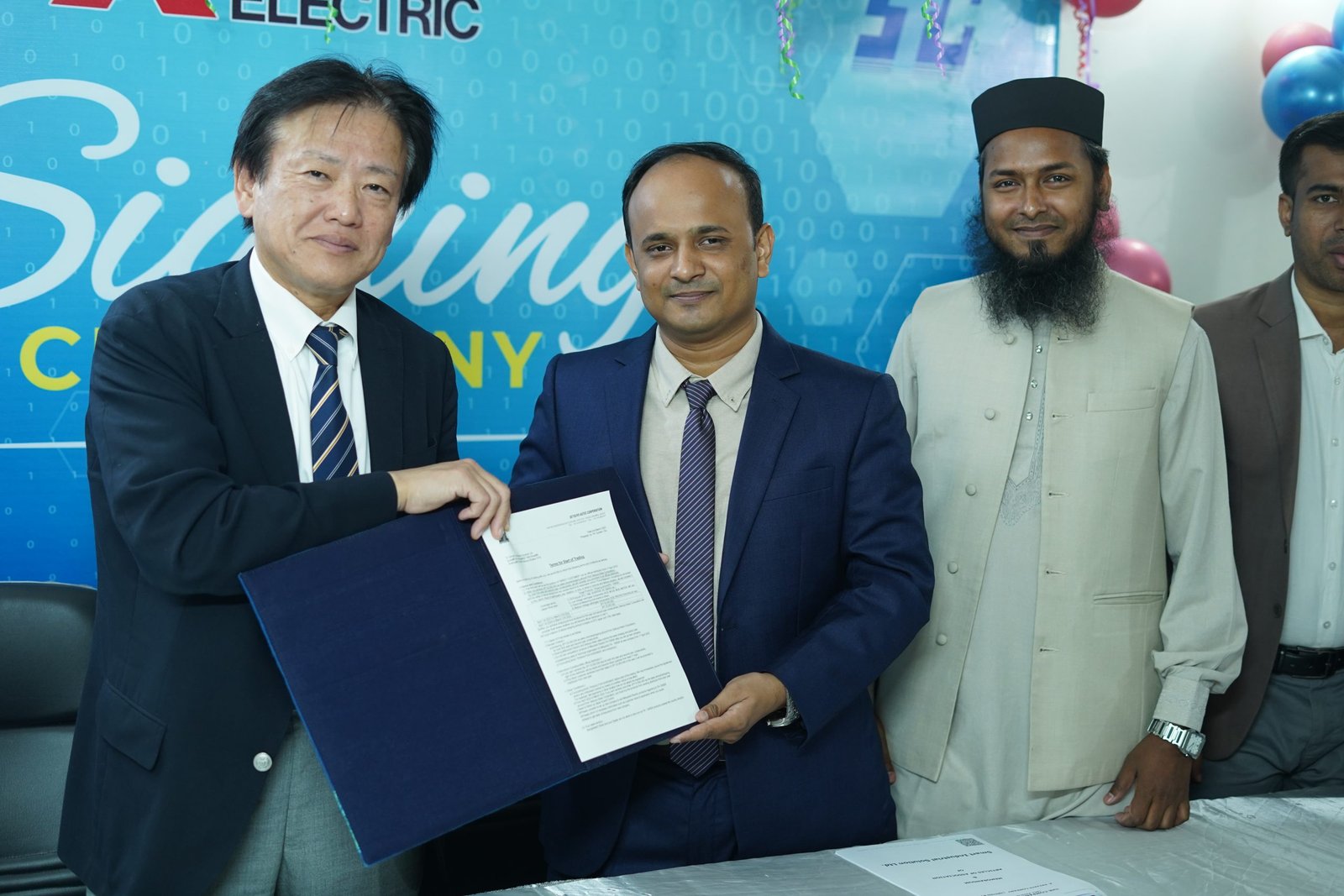 Mitsubishi Electric Signing Ceremony